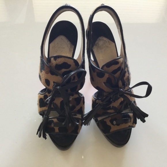 Rosalie - 99 mm Sandals - Leather and PVC - Bianco - Women  Christian Louboutin Sandals